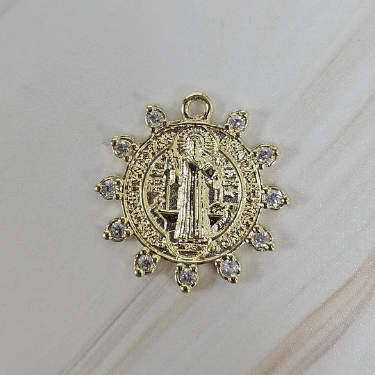 COLGANTE SAN BENITO CIRCÓN ENCH.ORO