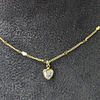 COLLAR CORAZÓN CIRCÓN 45CM ENCH.ORO