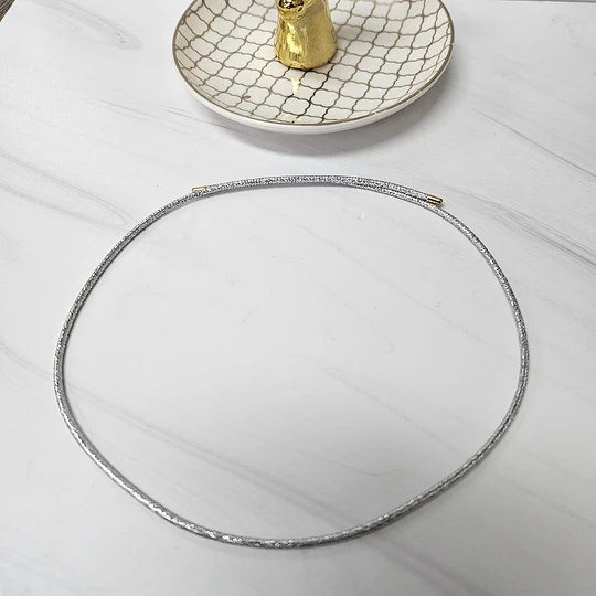 COLLAR/PULSERA IMAN SILVER BAÑO 