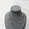 CHOCKER CRISTAL ROJO 35CM + ALARGUE ENCH.ORO