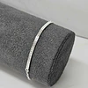 PULSERA DOBLE TEXTURA 17CM + ALARGUE ENCH.PLATA