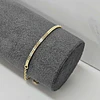 PULSERA DOBLE TEXTURA 17CM + ALARGUE ENCH.ORO