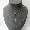 COLLAR ROSARIO 46CM ENCH.ORO