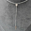 COLLAR ROSARIO 46CM ENCH.PLATA