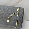 PULSERA CORAZONES MUTICOLOR 15CM + ALARGUE ENCH.ORO