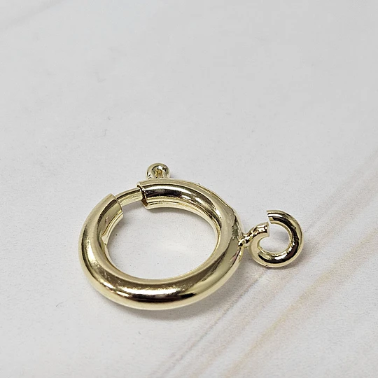 BROCHE CIRCULAR 13MM ENCH.ORO