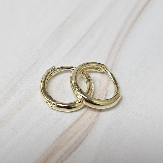 ARGOLLAS CLICK LISAS 11MM ENCH.ORO