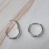 ARGOLLAS CLICK LISAS 11MM ENCH.PLATA