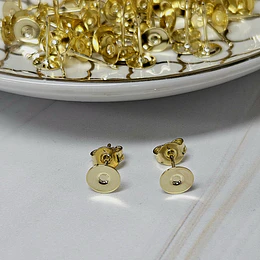 BASE DE AROS PARA PEGAR 6MM ENCH.ORO