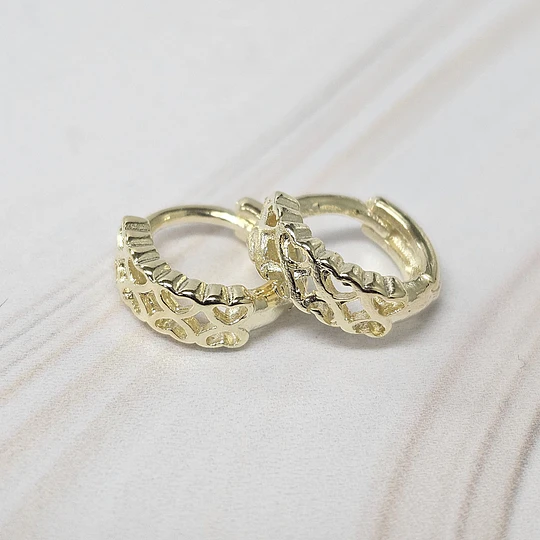 MINI ARGOLLAS CLICK 10MM ENCH.ORO