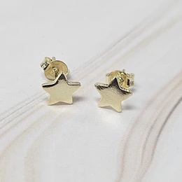 AROS MINI ESTRELLA LISA 7MM ENCH.ORO