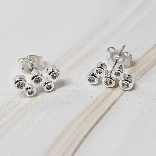 AROS CIRCÓN CUÁDRUPLE 11MM ENCH.PLATA