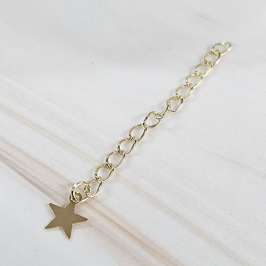 ALARGUE 5CM ESTRELLA ENCH.ORO