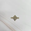 CONECTOR NUDO DE BRUJA 17MM LISO ENCH.ORO