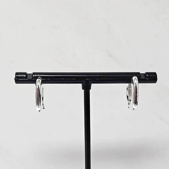 ARGOLLAS CLICK CUADRADAS 15MM ENCH.PLATA