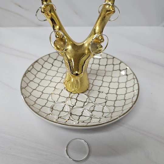 ARGOLLA CERRADA 18MM GRAMO ENCH.PLATA