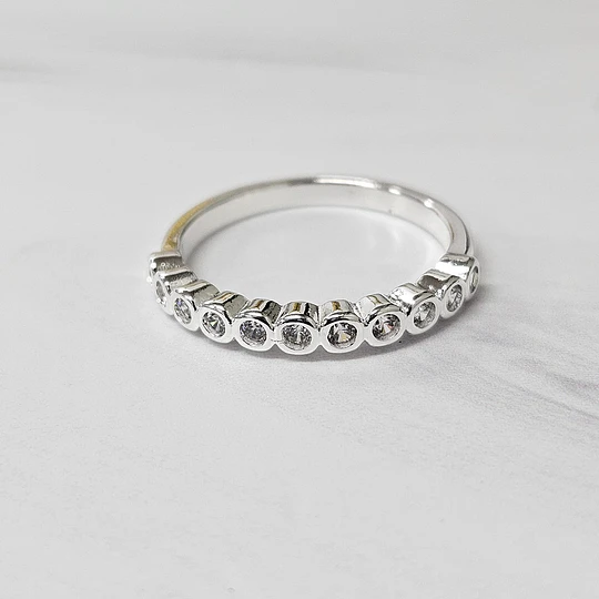 ANILLO CIRCONES TALLA 11 (EUROPEA) ENCH.PLATA