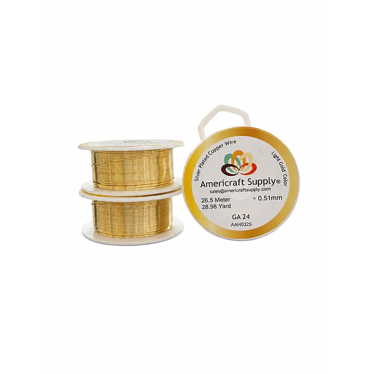 ALAMBRE 24 LIGHT GOLD