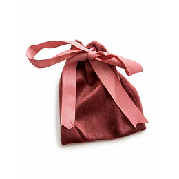 BOLSA TERCIOPELO MALVA  UNIDAD 