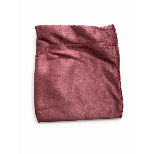 BOLSA TERCIOPELO MALVA  UNIDAD 