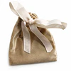 BOLSA TERCIOPELO BEIGE DORADO UNIDAD