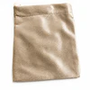 BOLSA TERCIOPELO BEIGE DORADO UNIDAD