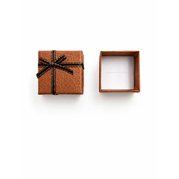 CAJA DE REGALO PARA ANILLO NARANJA 