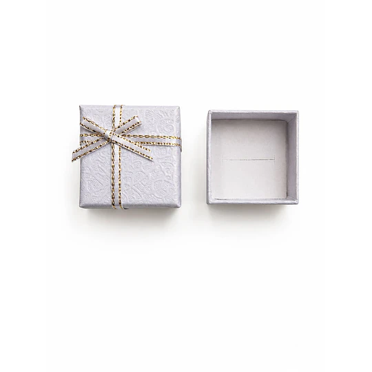 CAJA DE REGALO PARA ANILLOS BLANCO