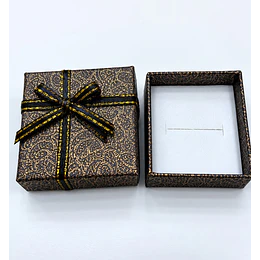 CAJA DE REGALO PARA ANILLOS CAFÉ