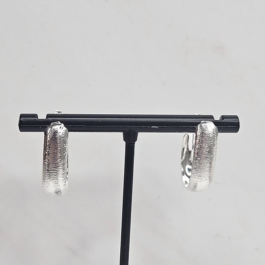 ARGOLLAS PLANAS LIJADAS CUADRADAS 23MM ENCH.PLATA