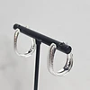 ARGOLLAS PLANAS LIJADAS CUADRADAS 23MM ENCH.PLATA