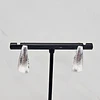 ARGOLLAS PLANAS LIJADAS MEDIA LUNA 24MM ENCH.PLATA 