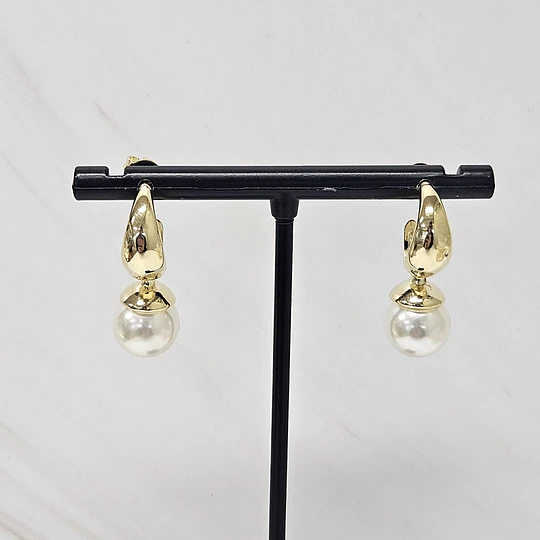 AROS SEMI ARGOLLA PERLA 26MM ENCH.ORO