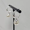 AROS SEMI ARGOLLA PERLA 26MM ENCH.PLATA
