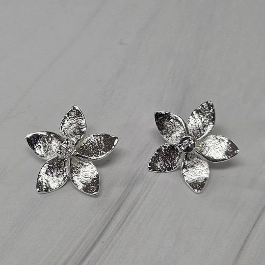 AROS HAWAIANA PERLAS 27MM ENCH.PLATA
