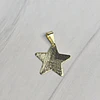 COLGANTE ESTRELLA LIJADA + VALIER ENCH.ORO