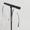 ARGOLLAS PLANAS OVALADAS LIJADAS 45MM ENCH.PLATA