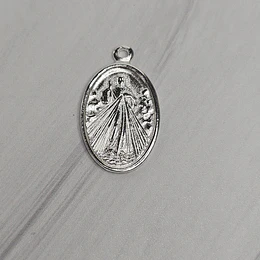 COLGANTE JESÚS 25MM ENCH.PLATA