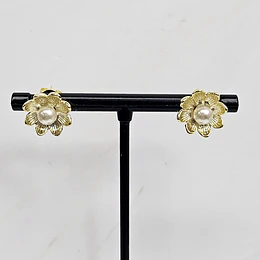 AROS CAMELIA PERLA 11MM ENCH.ORO