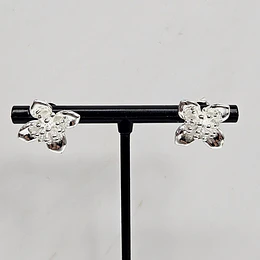 AROS FLOR DE CIRUELO 18MM ENCH.PLATA