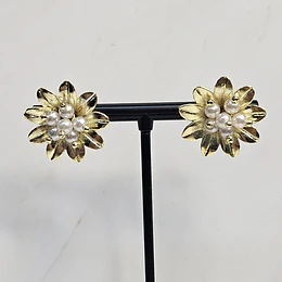 AROS MARGARITA PERLAS 25MM ENCH.ORO
