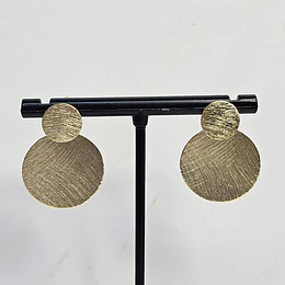 AROS DOBLE CIRCULO LIJADOS 28MM ENCH.ORO