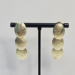 AROS TRIPLE OVALADOS LIJADOS 37MM ENCH.ORO