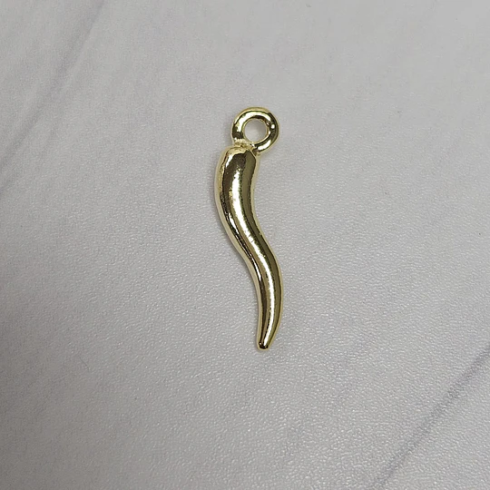 COLGANTE AJÍ 18MM ENCH.ORO