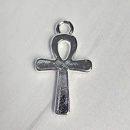 COLGANTE CRUZ EGIPCIA 21MM ENCH.PLATA