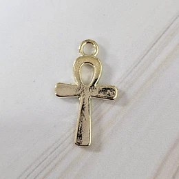COLGANTE CRUZ EGIPCIA 21MM ENCH.ORO