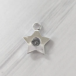 MINI ESTRELLA CIRCÓN 11MM ENCH.PLATA