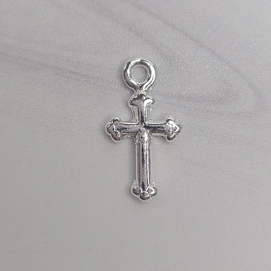 COLGANTE CRUZ 14MM ENCH.PLATA