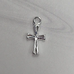 COLGANTE CRUZ 14MM ENCH.PLATA