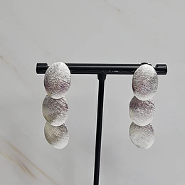 AROS TRIPLE OVALADOS LIJADOS 37MM ENCH.PLATA